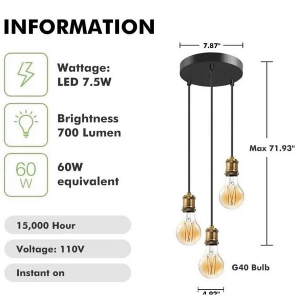 Glass Globe LED Pendant Light - Picture 2 of 4